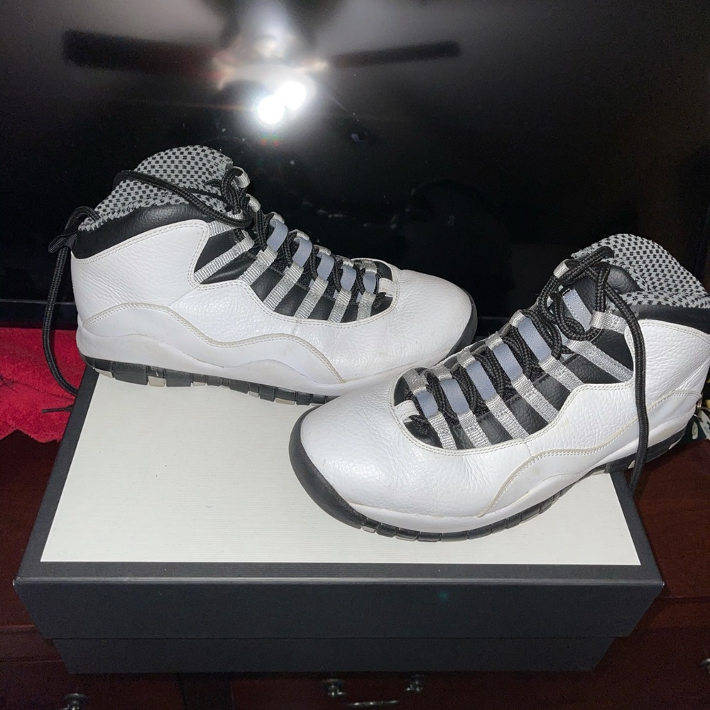 Size 8.5 - Jordan 10 Retro Steel 2013